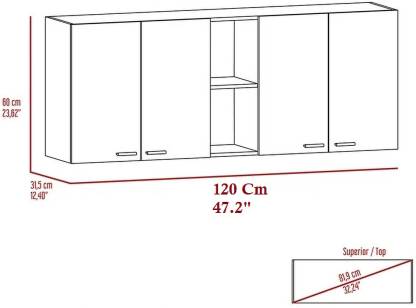 Spyder Craft Wall Mounted Engineered Wood Kitchen Cabinet Engineered Wood Kitchen Cabinet (Finish Color - Black, DIY(Do-It-Yourself))