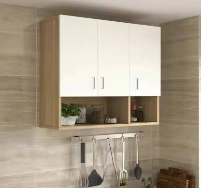 Spyder Craft Wall Mounted Engineered Wood Kitchen Cabinet Engineered Wood Kitchen Cabinet (Finish Color - Oak & White, DIY(Do-It-Yourself))