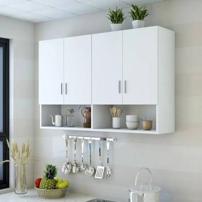 Spyder Craft Wall Mounted Engineered Wood Kitchen Cabinet Engineered Wood Kitchen Cabinet (Finish Color - White, DIY(Do-It-Yourself))