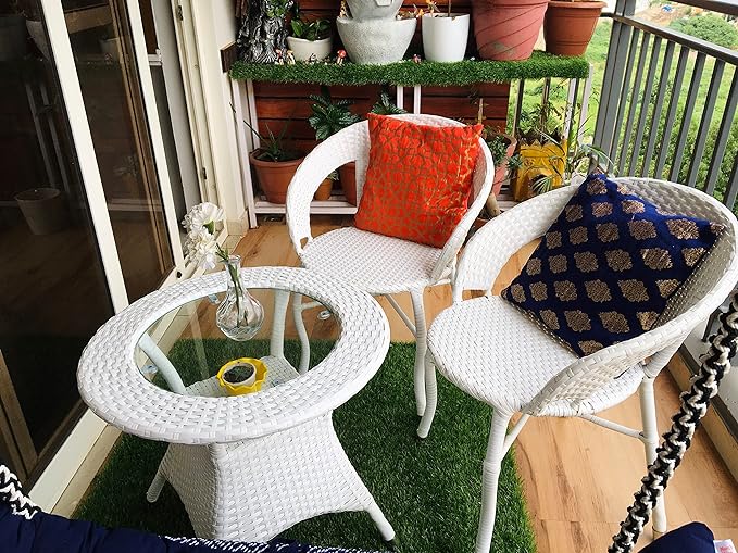 SPYDER CRAFT Rattan Wicker Patio Furniture Outdoor Garden Balcony Coff