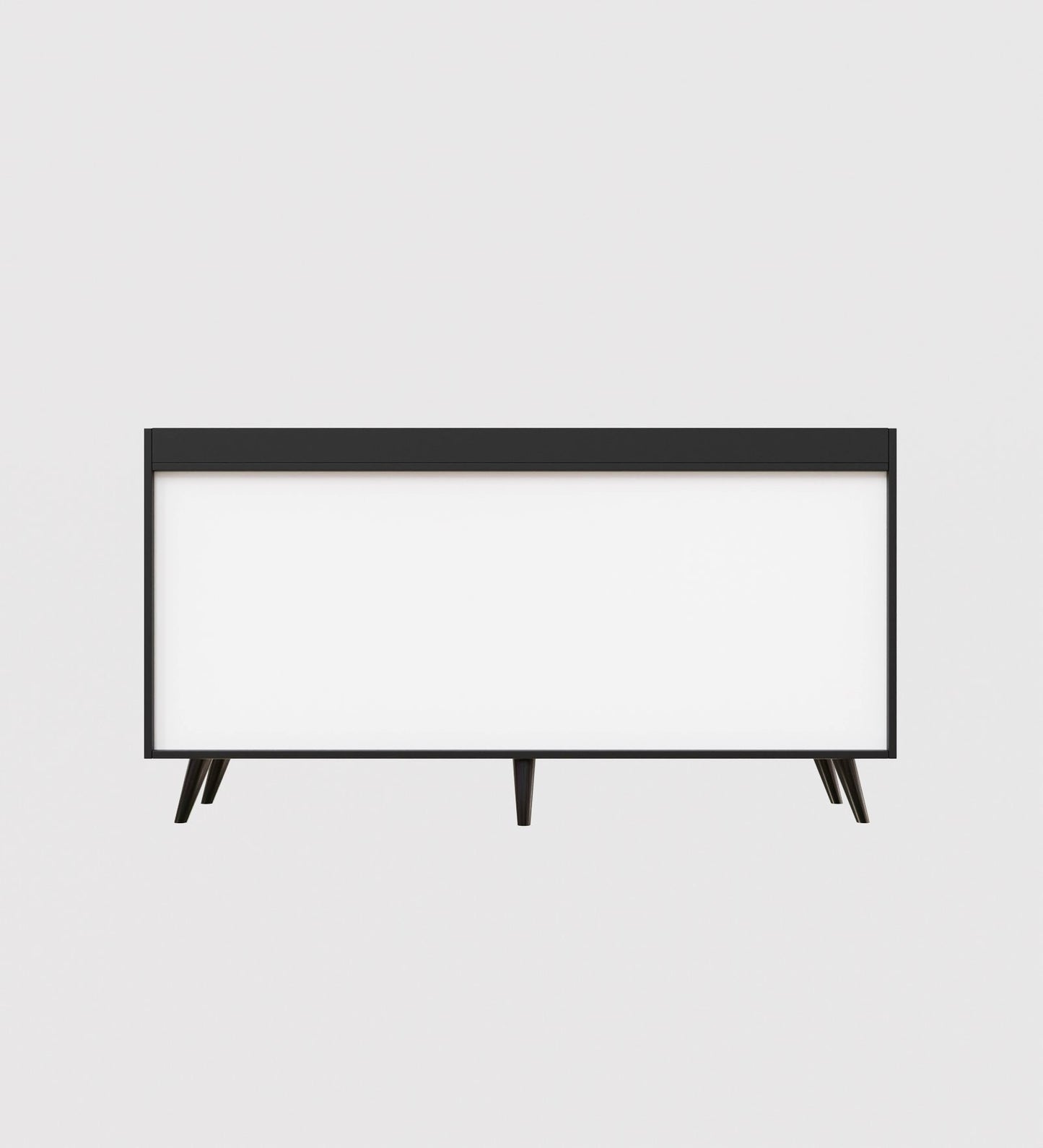 Spydercraft Matte Finish Meko Console Table| Modern Black & White Console Table – Stylish Storage Cabinet for Living Room & Entryway| Do-It-Yourself Product