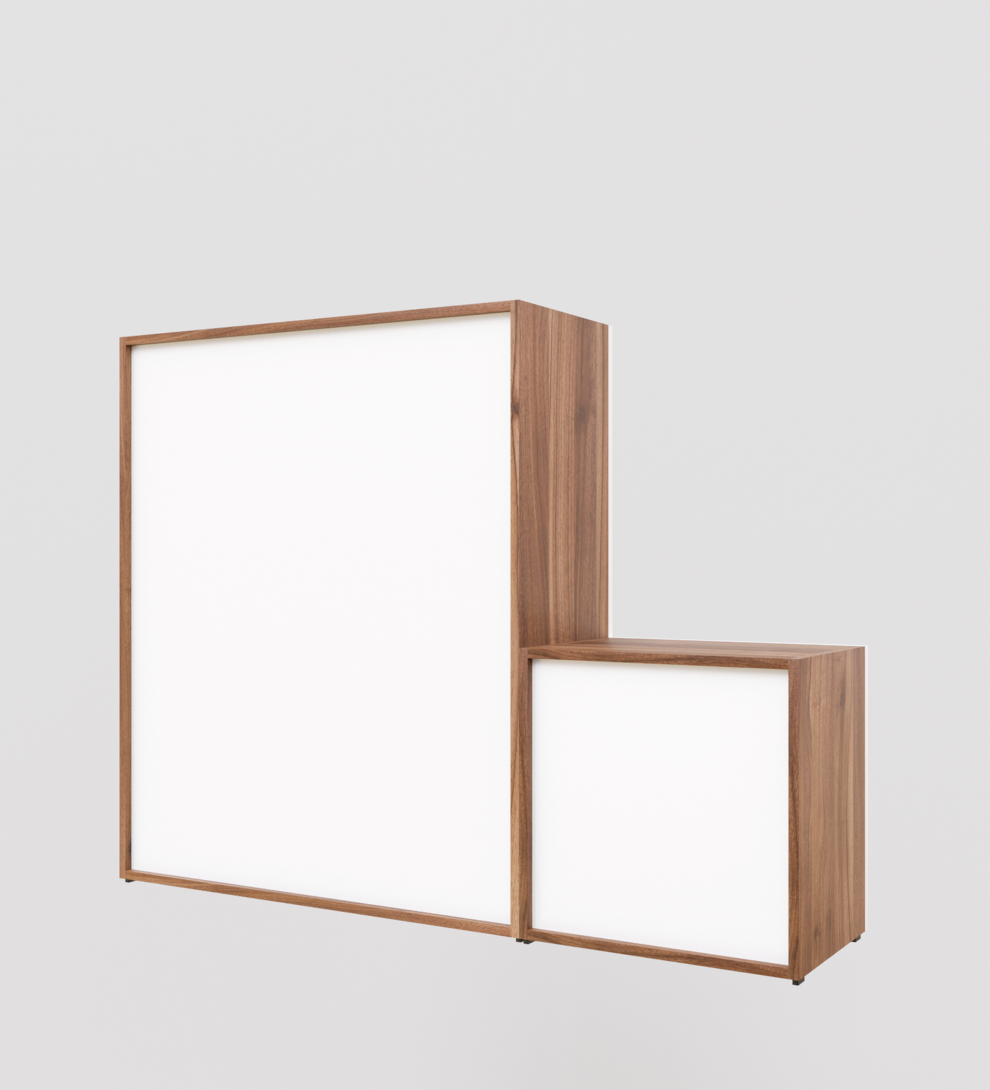 SpyderCraft Louis Shoe Rack – Elegant and Spacious Shoe Storage Cabinet for Modern Homes| Color: Noce Lyon and White| Do-It-Yourself Product