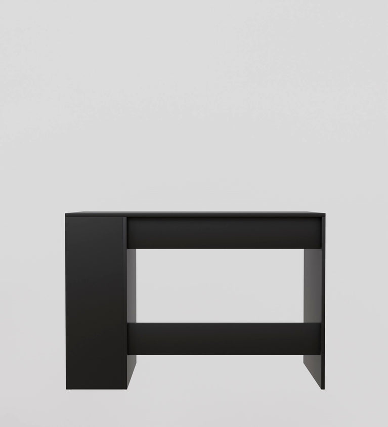 SPYDERCRAFT Matte Finish Luxio Study Table| Color: Black| Do- It- Yourself Product