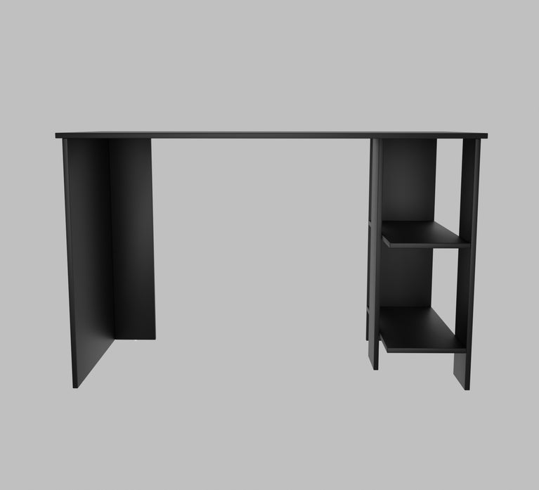 Spydercraft Modern Study Table with Storage Shelves | Minimalist Computer Desk for Home & Office