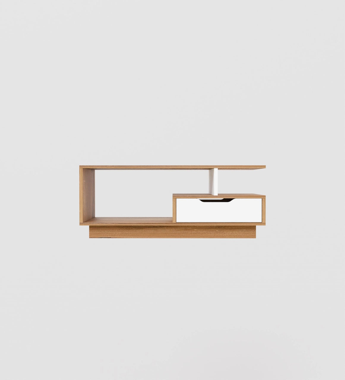 Spydercraft Matte Finish Dottler Coffee Table| Color: Canyon Oak and White| Do- It-Yourself Product