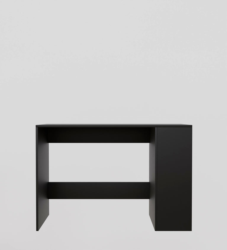 SPYDERCRAFT Matte Finish Luxio Study Table| Color: Black| Do- It- Yourself Product