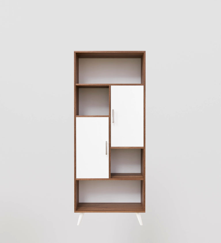 Spydercraft Tauros Matte Finish Modern Multipurpose Storage Cabinet| Stylish Wooden Organizer With Shelves & Closed Storage| Do-It-Yourself Product