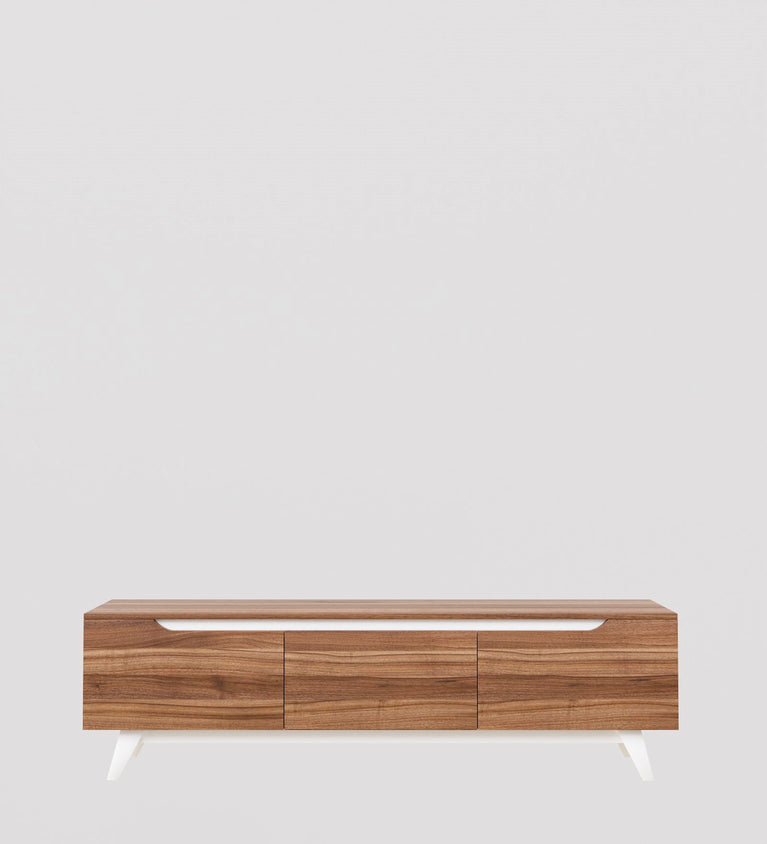SPYDERCRAFT Matte Finish D3 Only cabinet| TV Entertainment Unit| Color: Noce Lyon and White| Do-It- Yourself Product