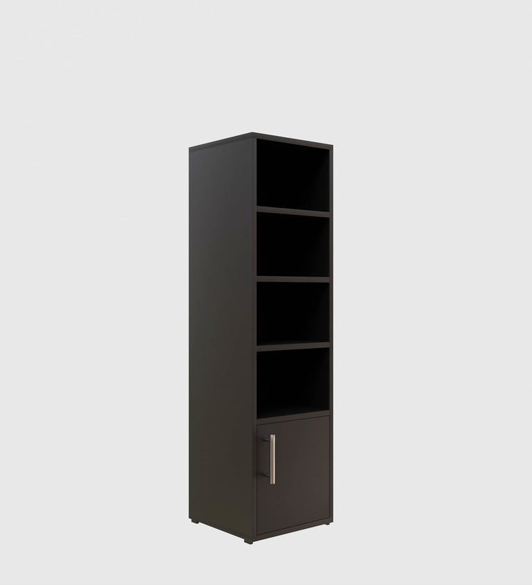 SPYDER CRAFT Matte Finish Adeline Bookshelf| Color: Black| Do -It- Yourself