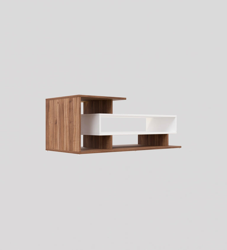 Spydercraft Matte Finish Arbor Coffee Table| Color: Noce Lyon and White| Do- It-Yourself Product