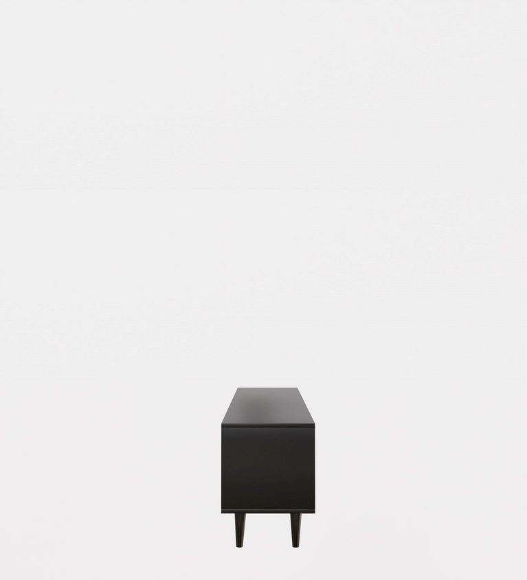 SPYDERCRAFT Matte Finish M5 TV Cabinet| Color: Black| Do-It-Yourself Product