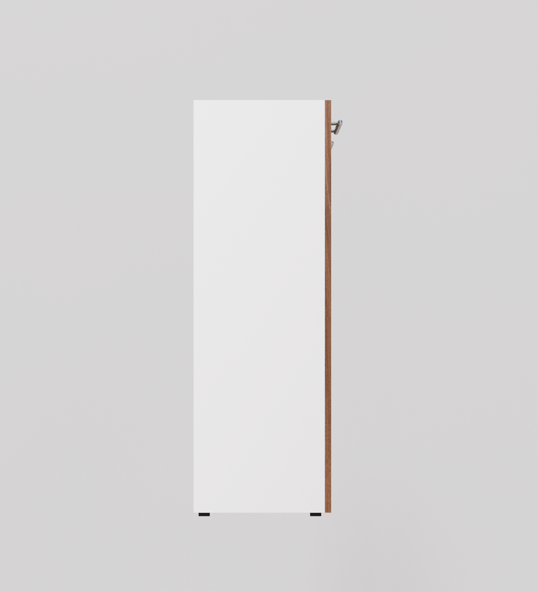 SpyderCraft Claire Shoe Rack – Modern and Elegant Shoe Storage Solution| Color: Noce Lyon and White| Do-It-Yourself Product