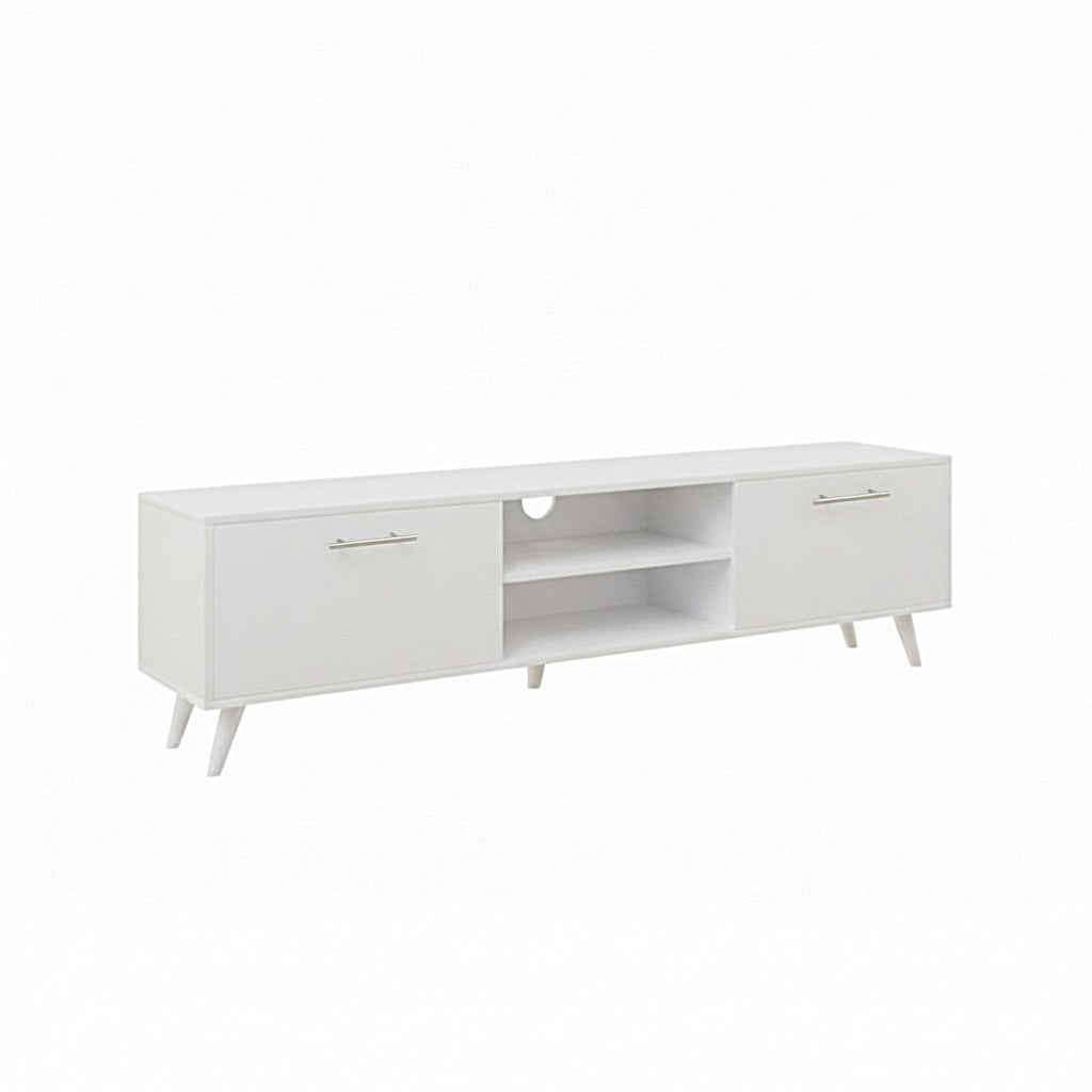 SPYDERCRAFT Matte Finish M5 TV Cabinet| Color: White| Do-It-Yourself Product