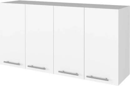 Spyder Craft Wall Mounted Engineered Wood 4 Doors Kitchen Cabinet Engineered Wood Kitchen Cabinet  (Finish Color - White-2, DIY(Do-It-Yourself))