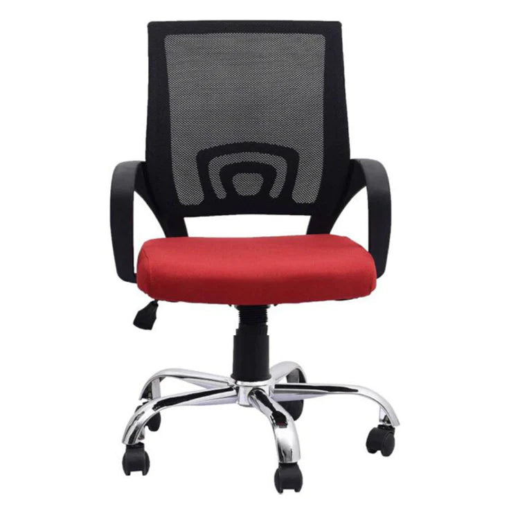 Spyder Craft Stun Nylon Netted Mesh Back Chair RED BLACK - RED