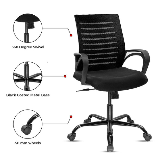 Spyder Craft Basic Low height office & study Chair