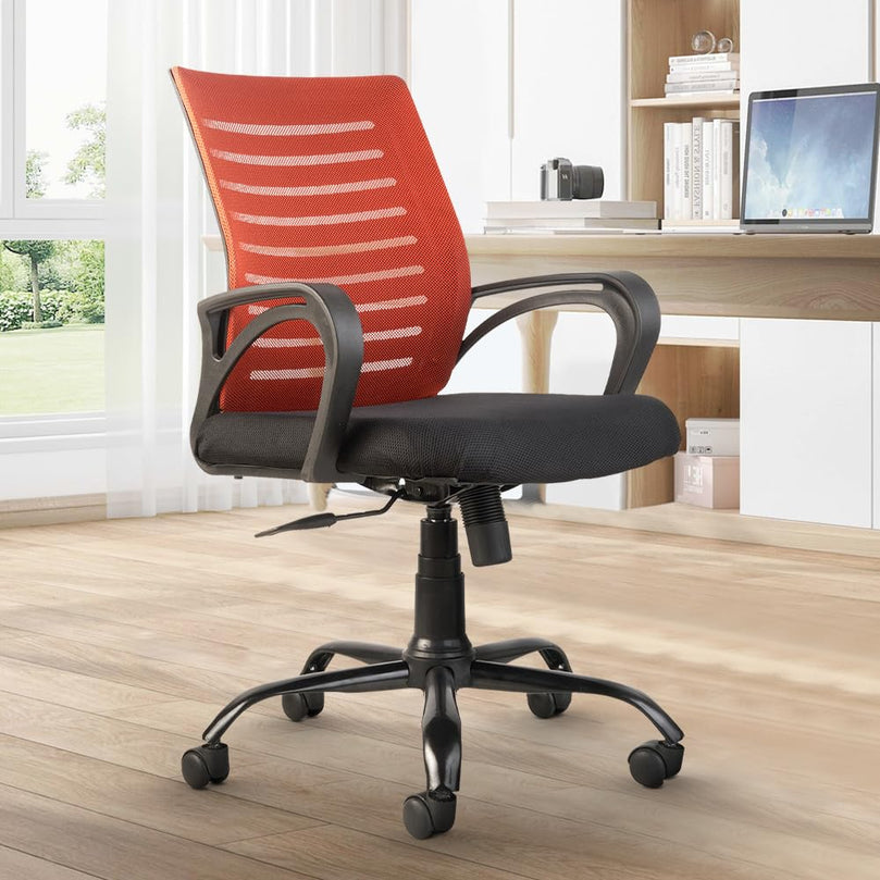 Spyder Craft Basic Low height office & study Chair Red
