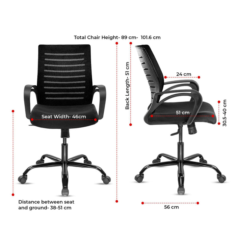 Spyder Craft Basic Low height office & study Chair
