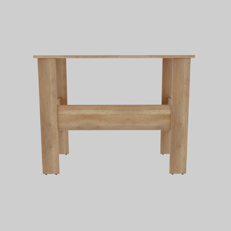 SPYDER CRAFT Genesis Engineered Wood Study Table with Storage Shelf in Canyon Oak Finish | Modern Computer Desk for Home & Office