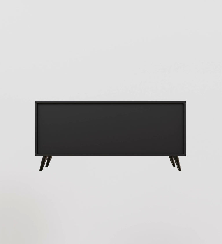 Spydercraft Matte Finish Skitty Console Table| Color: Black| Do- It- Yourself Product