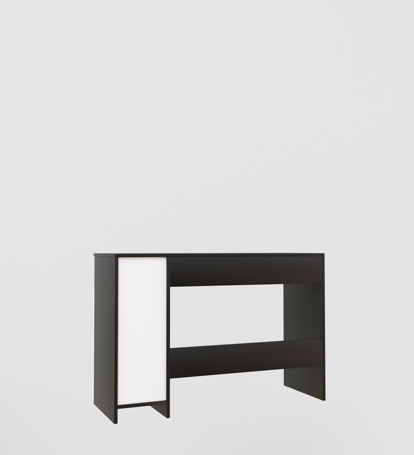 SPYDERCRAFT Matte Finish Aster Study Table| Color: Black and White| Do- It- Yourself Product