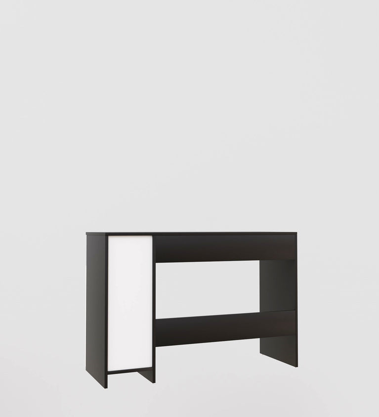 SPYDERCRAFT Matte Finish Aster Study Table| Color: Black and White| Do- It- Yourself Product