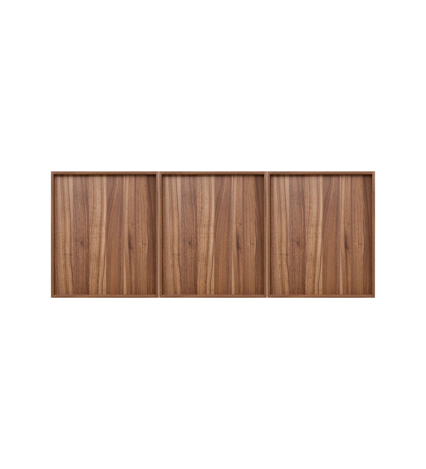 Spydercraft Cleffa Matte Finish Six Door Wall Mounted Kitchen Cabinet| Color: White and Noce Lyon|