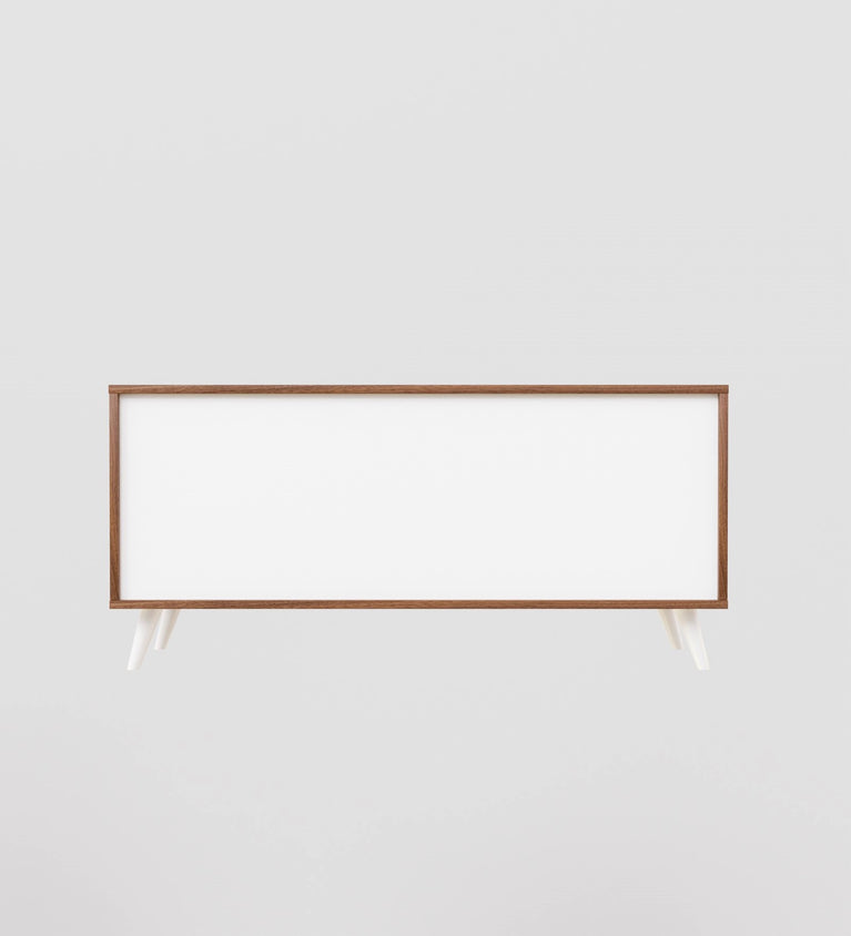 Spydercraft Matte Finish Skitty Console Table| Color: Noce Lyon and White| Do- It- Yourself Product