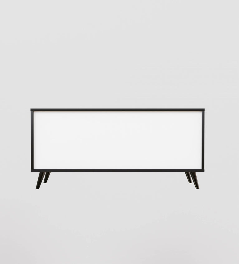 Spydercraft Matte Finish Skitty Console Table| Color: Black and White| Do- It- Yourself Product