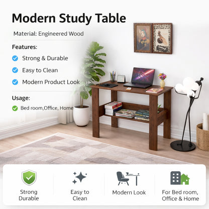SPYDER CRAFT Genesis Engineering Wood Modern Office Desk Study Table Computer Table for Office Work from Home Kids Study Room Workstation Color -Columbian