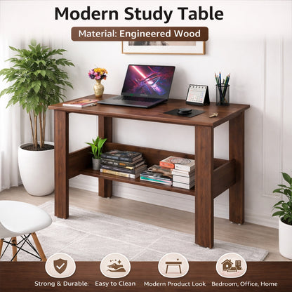 SPYDER CRAFT Genesis Engineering Wood Modern Office Desk Study Table Computer Table for Office Work from Home Kids Study Room Workstation Color -Columbian