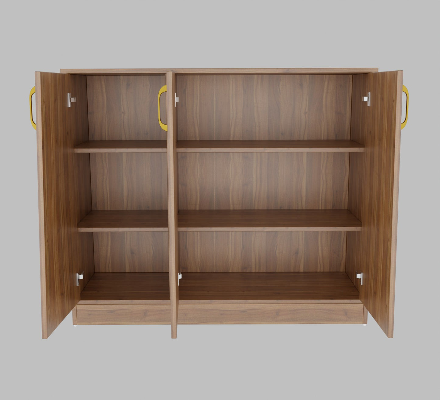 Spydercraft Accent Modern Storage Cabinet with Matte Finish and Premium Metal Handles