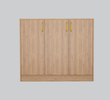 Spydercraft Accent Modern Storage Cabinet with Matte Finish and Premium Metal Handles