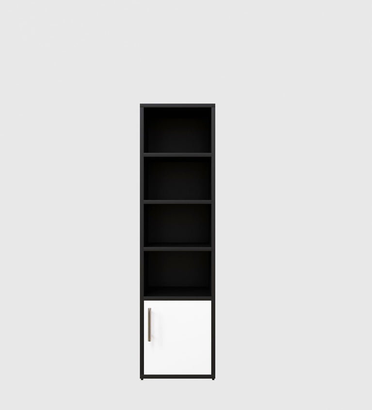 SPYER CRAFT| Adeline Bookshelf| Color: Black and White| Do- It- Yourself