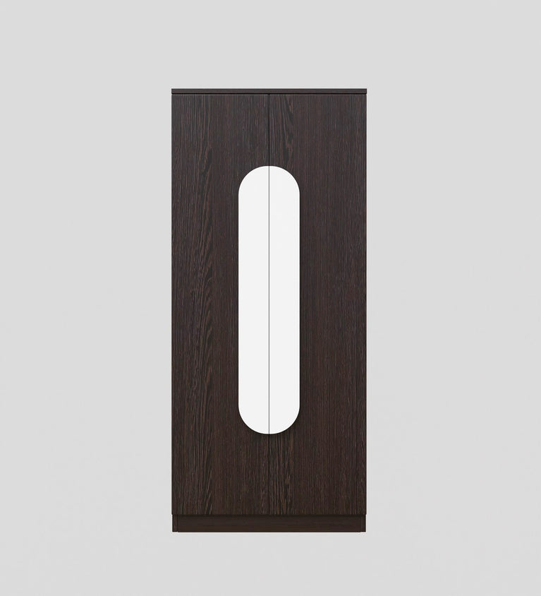 Spydercraft Novarc Wenge Brown 2-Door Wardrobe – Elegant & Functional Storage for Modern Homes