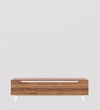SPYDERCRAFT Matte Finish D3 Only cabinet| TV Entertainment Unit| Color: Noce Lyon and White| Do-It- Yourself Product