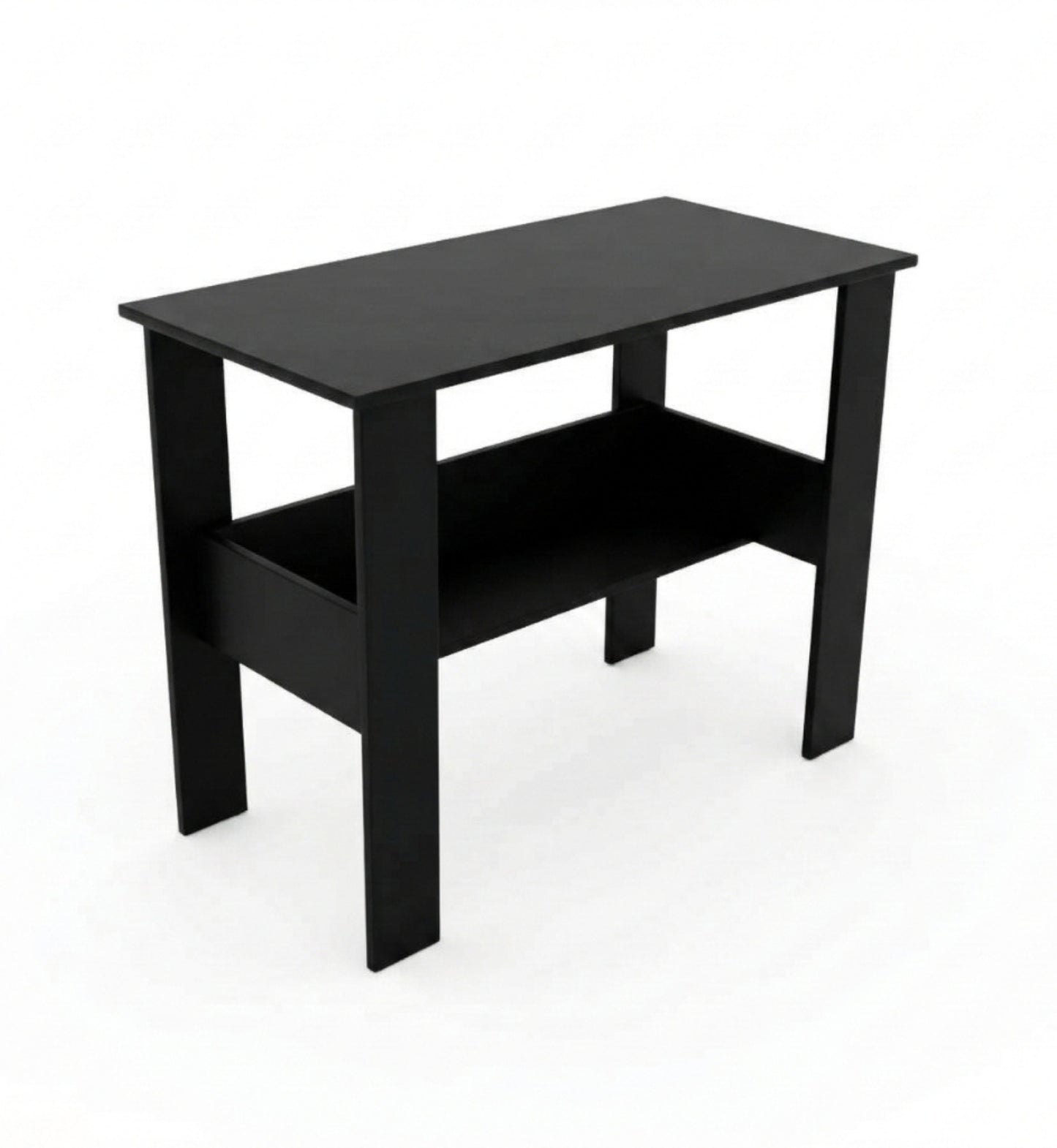 SPYDER CRAFT Genesis Engineered Wood Study Table with Storage Shelf | Modern Computer Desk for Home & Office