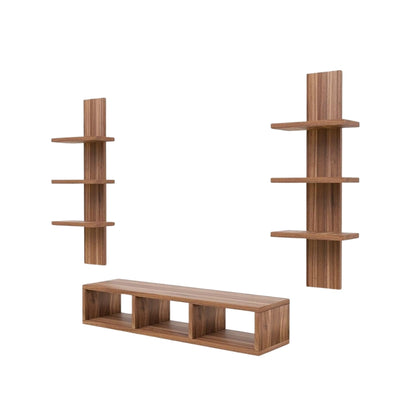 Spydercraft Matte FInish SP04 TV Unit| Color: Noce Lyon| Do- It- Yourself Product