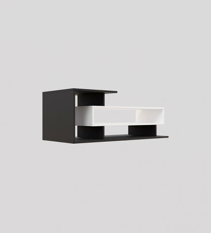 Spydercraft Matte Finish Arbor Coffee Table| Color: Black and White| Do- It-Yourself Product
