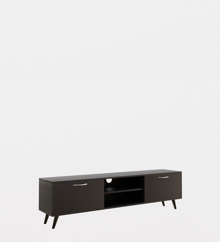 SPYDERCRAFT Matte Finish M5 TV Cabinet| Color: Black| Do-It-Yourself Product