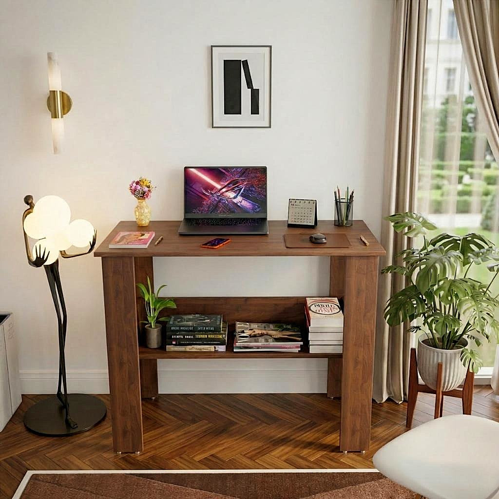 SPYDER CRAFT Genesis Engineering Wood Modern Office Desk Study Table Computer Table for Office Work from Home Kids Study Room Workstation Color -Columbian