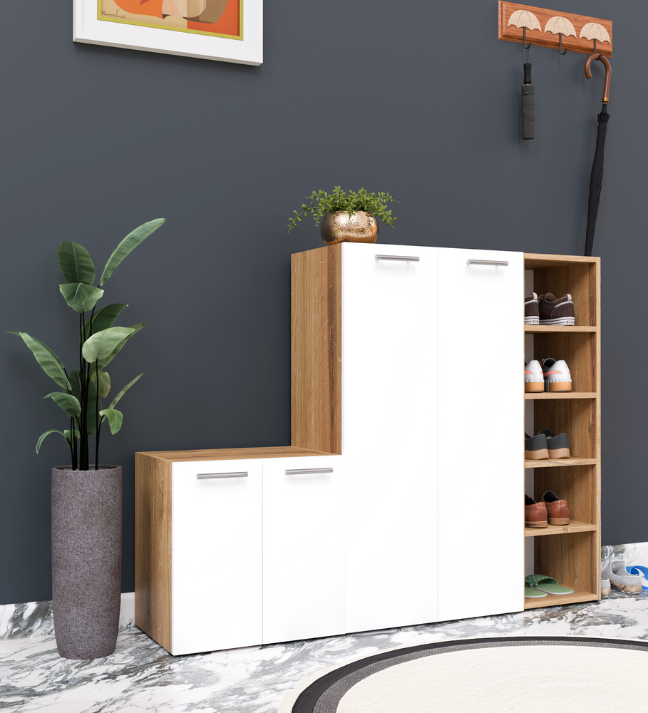 SpyderCraft Louis Shoe Rack – Elegant Shoe Storage Cabinet with