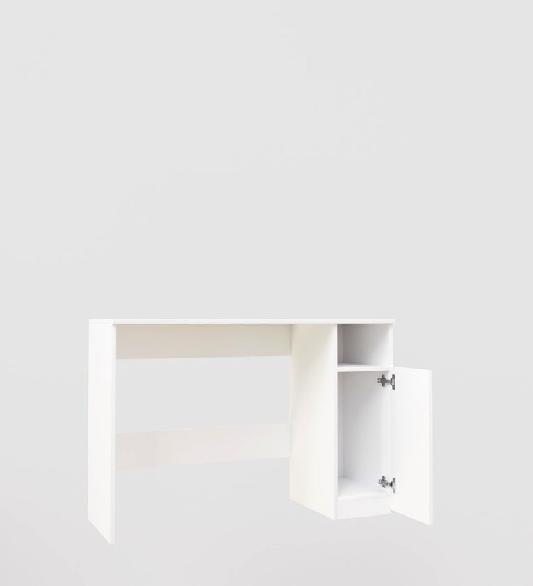 SPYDERCRAFT Matter Finish Aster Study Table| Color: White| Do- It- Yourself Product