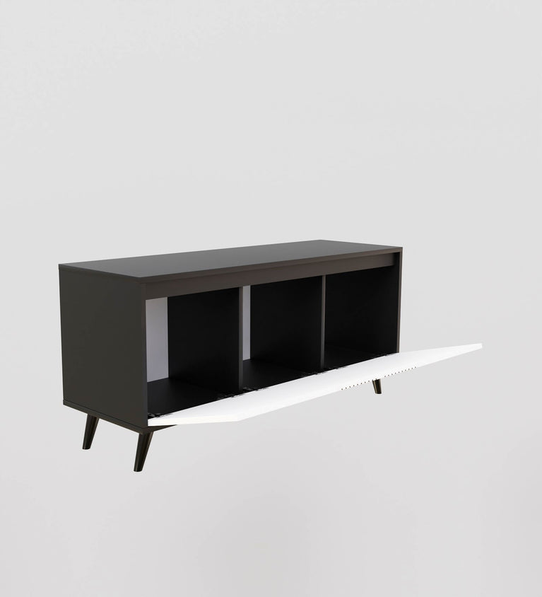 Spydercraft Matte Finish Skitty Console Table| Color: Black and White| Do- It- Yourself Product