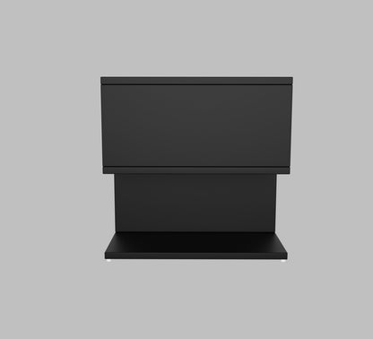 SPYDER CRAFT Zig Zag Multipurpose Coffee Table, Nesting Center Table, Round Leisure Table, Suitable for Bedside/Hallway/Living Room (Finish Color - Black, DIY(Do-It-Yourself))