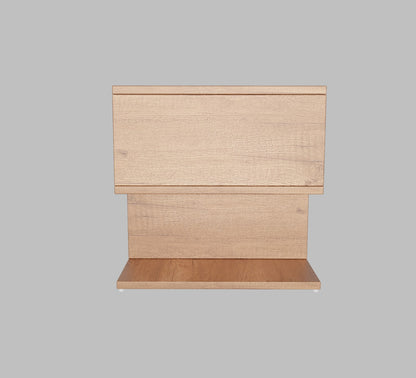 SPYDER CRAFT Zig Zag Multipurpose Coffee Table, Nesting Center Table, Round Leisure Table, Suitable for Bedside/Hallway/Living Room (Finish Color - Canyon Oak, DIY(Do-It-Yourself))