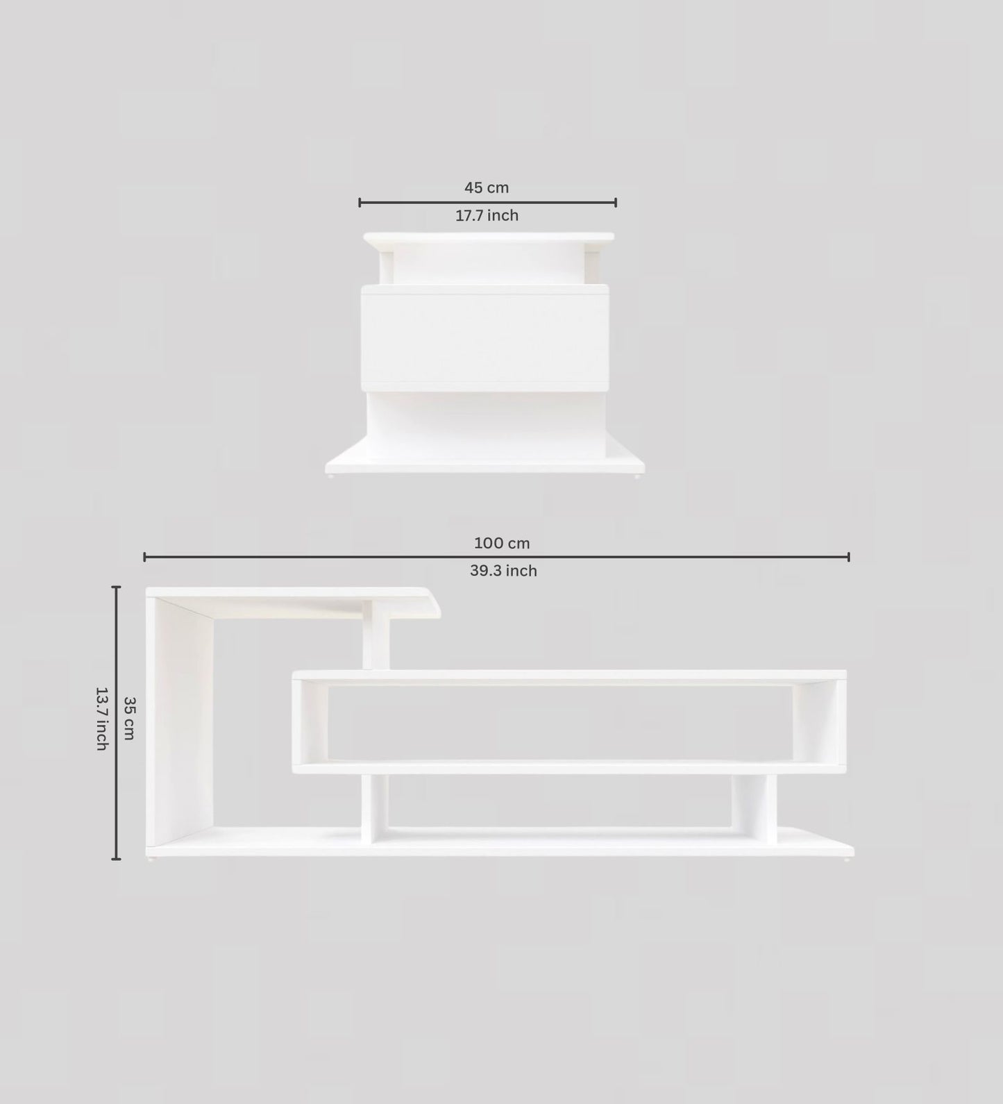 Spydercraft Matte Finish Arbor Coffee Table| Color: White| Do- It-Yourself Product