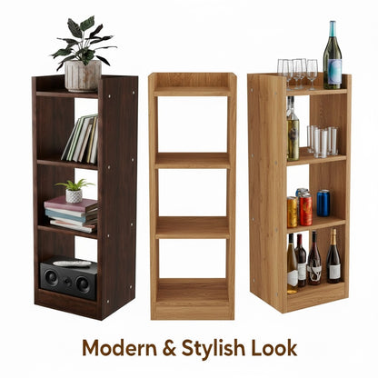 Spydercraft Modern Multi-Purpose Canyon Oak Wooden Bookshelf / Storage Unit