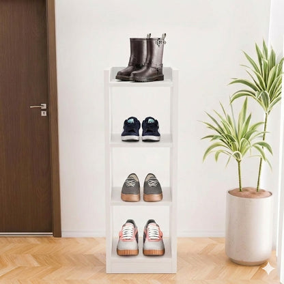 Spydercraft Modern Multi-Purpose White Wooden Bookshelf / Storage Unit