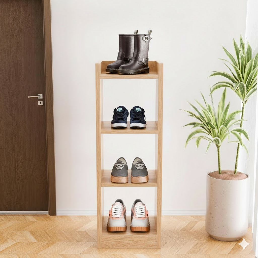 Spydercraft Modern Multi-Purpose Canyon Oak Wooden Bookshelf / Storage Unit